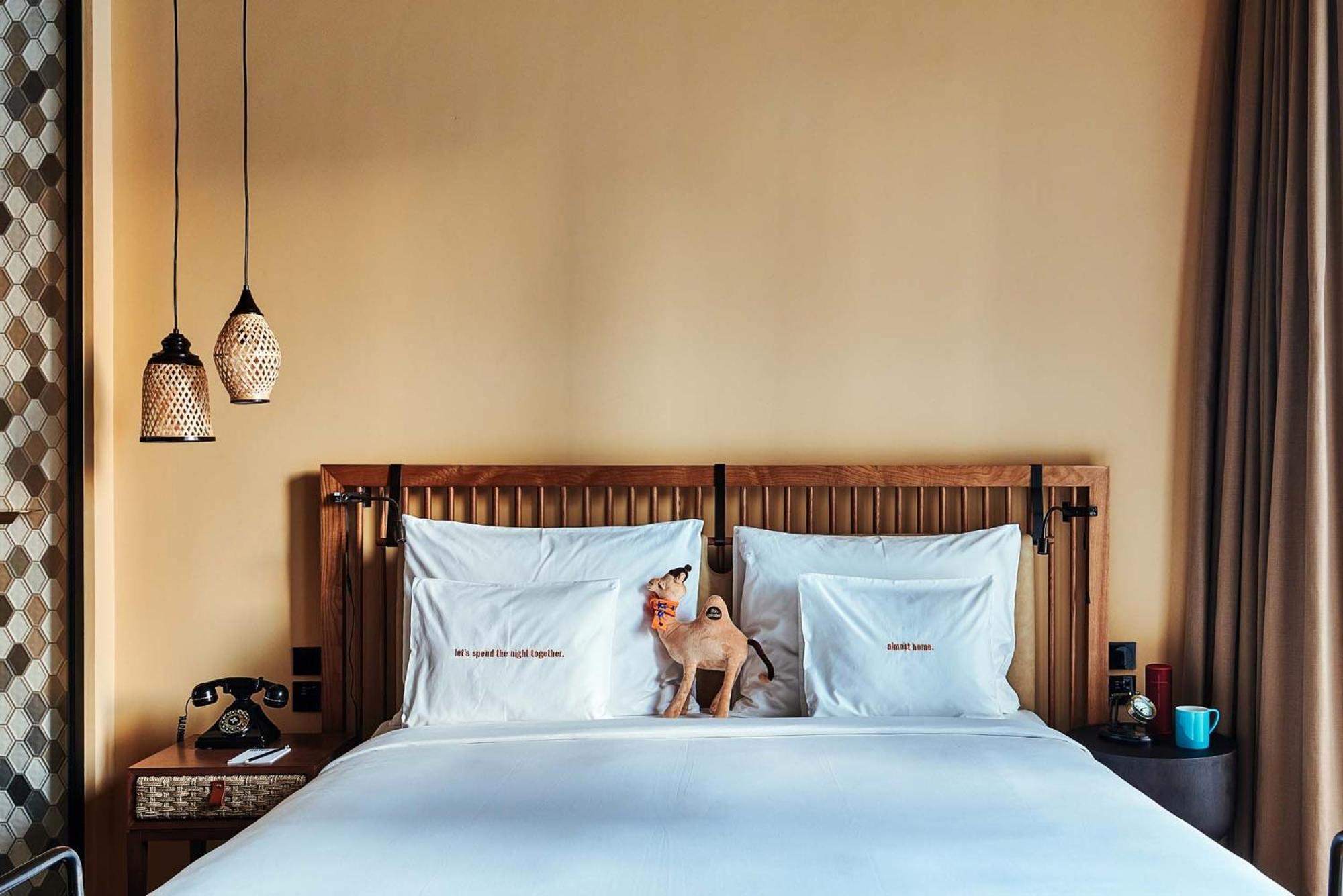 25Hours Hotel Dubai One Central المظهر الخارجي الصورة A bedroom at the hotel